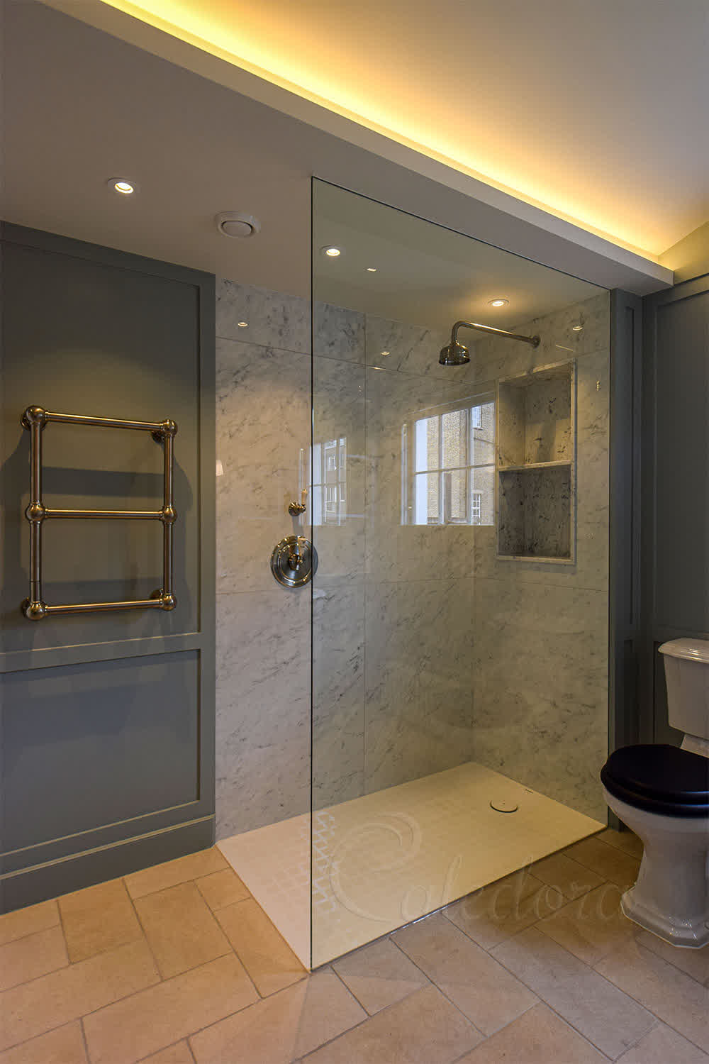 frameless shower screen no fixtures